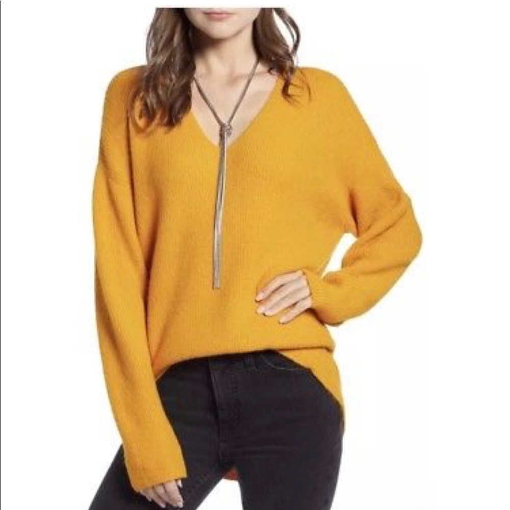 Something Navy Vneck sweater